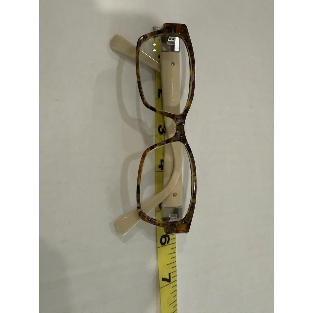 Seraphin Eyeglasses Hiawatha/8657 Brown Marble/Ivory 53-15 &‎ Shell Case Safilo